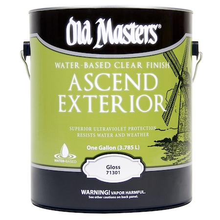 Old Masters 1 Gal Clear Ascend Exterior Water-based Finish, Gloss 71301